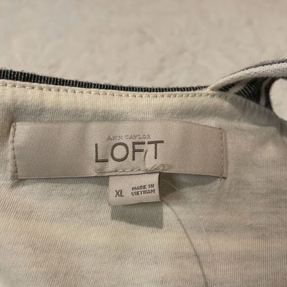 Ann Taylor LOFT- NWT Stripe Sleeveless Nautical Beach Thick Straps Dress Size XL - Picture 3 of 8